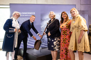 Officiële opening van het Cruquiuspaviljoen met Arthur van Dijk en Marianne Schuurmans, juni 2025.