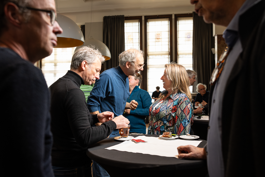 Netwerkmoment tijdens Goede Zaken Live Haarlem